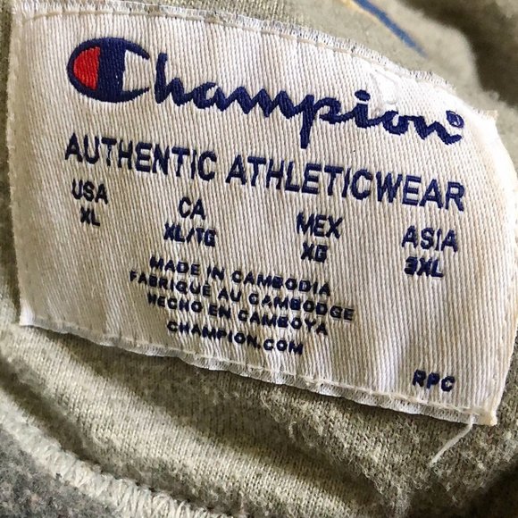 Champion Drawstring Hoodie (Dark Gray) - Picture 6 of 6